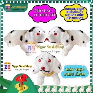 CON CHÓ LẮC LƯ ĐẦU TRANG TRÍ ĐỂ TAPLO Ô TÔ XE HƠI RẤT DỄ THƯƠNG - CHÓ ĐÓM LẮC LƯ