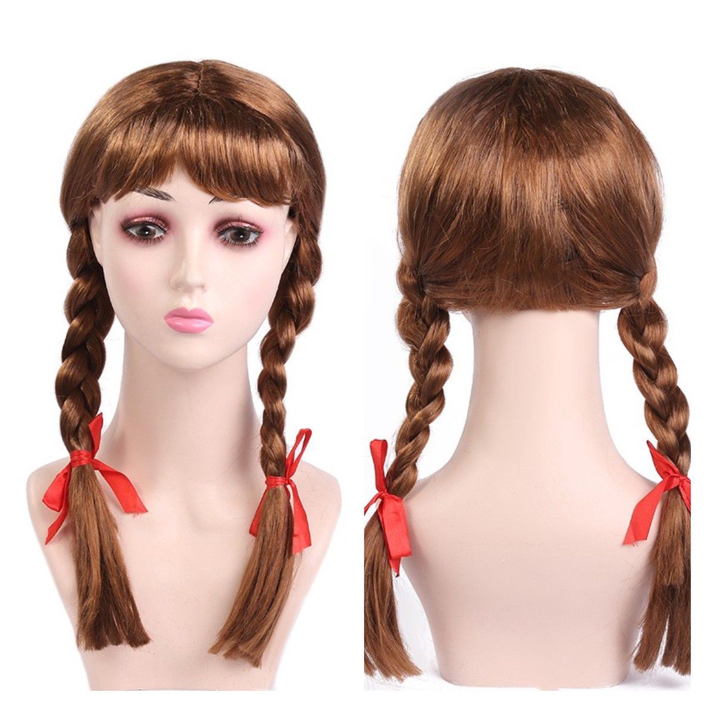 Annabell Tóc Giả Người Lớn Có Đuôi Ngựa Cho Trang Phục Hóa Trang Phụ Kiện