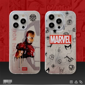Ốp Điện Thoại Họa Tiết Marvel Iron Man Chất Lượng Cao Cho iphone 14 Pro Max 14 plus 13 Pro Max i11 12 Pro Max