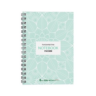 Sổ tay caro lò xo B5 TUANVIET BOOKS 200 trang, phù hợp ghi chép, nhật ký