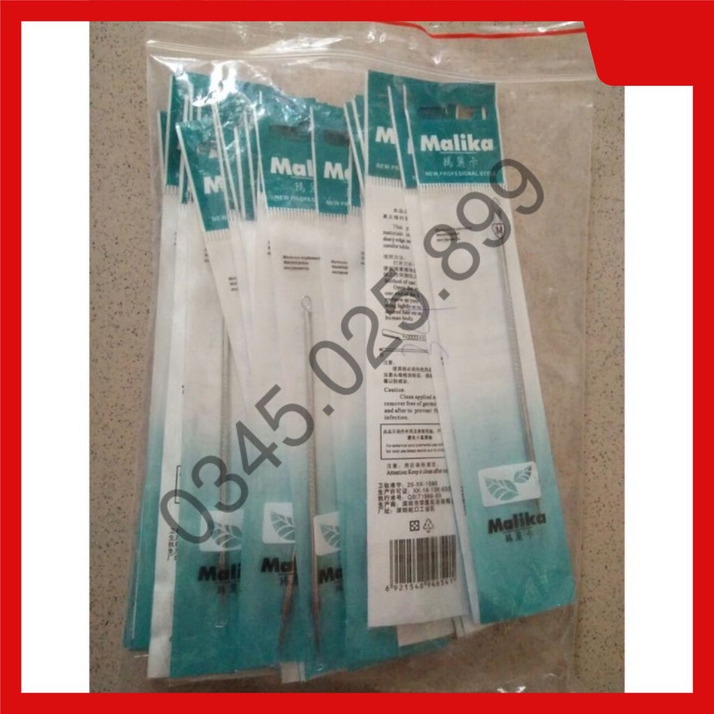 bộ 10 cây nặn mụn Malika