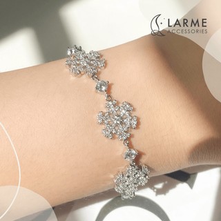 Lắc tay nữ hoa tuyết mùa đông Larme accessories -VT0149