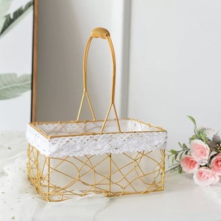 Giỏ sắt đựng quà, rổ sắt đựng đồ