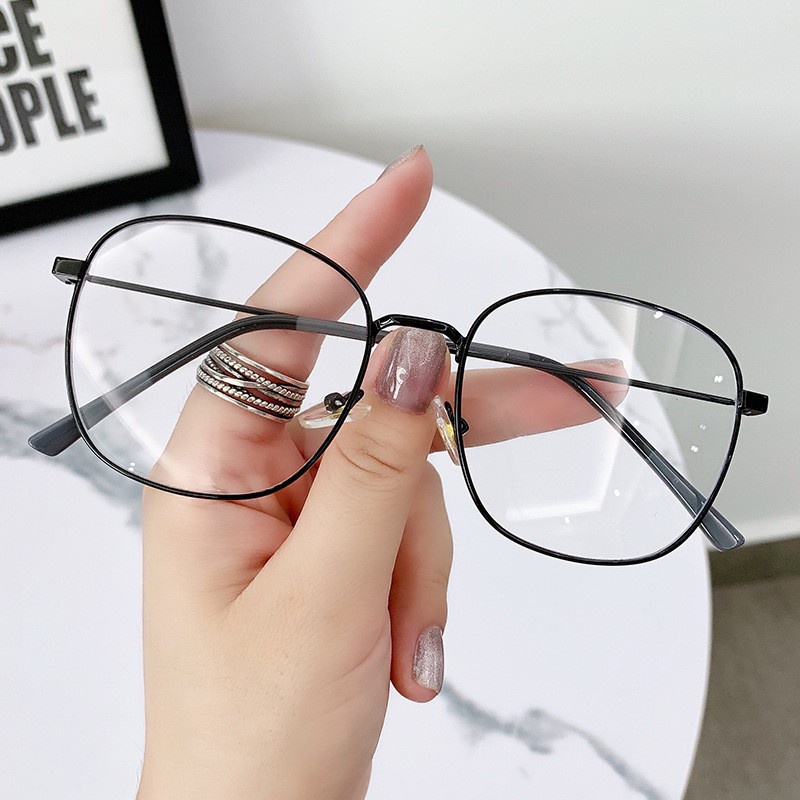 Gọng kính cận nữ nam cao cấp phong cách Hàn Quốc chống UV400 mắt tròn siêu xinh cute hottrend thời trang cháy phố 106