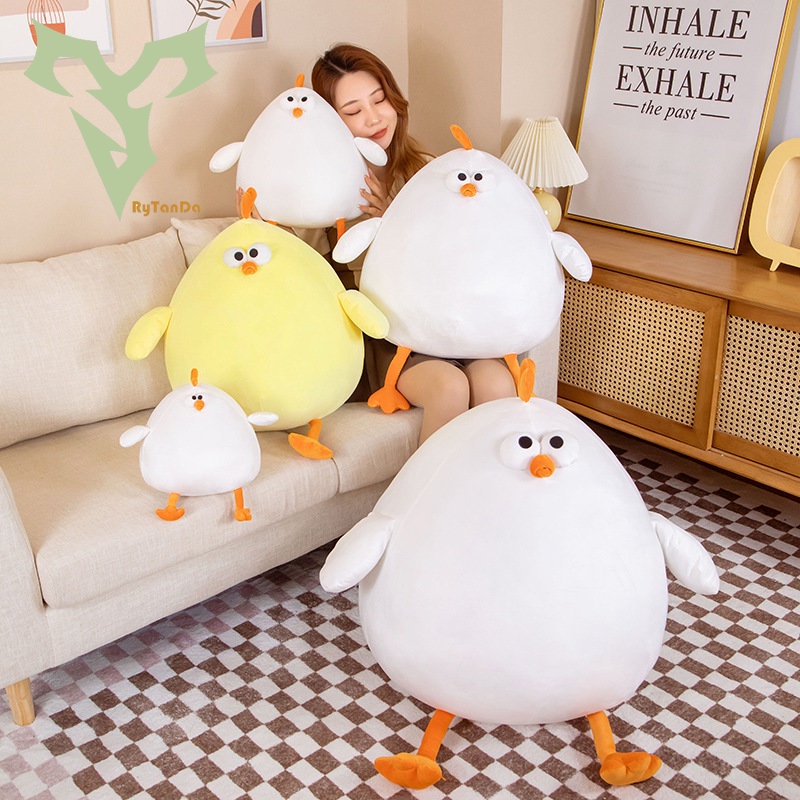 Rytanda Bộ sưu tập Dundun Đồ chơi nhồi bông Soft Plush Chicken Doll Thú Nhồi Bông Hình Gà Con Màu Vàng Dễ Thương