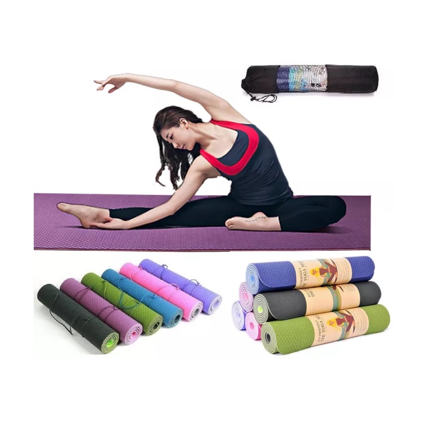 Thảm tập Yoga định tuyến TPE ZEN Yoga Mat Đài Loan 2 lớp chất lượng cao