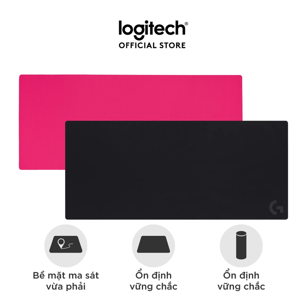 Bàn di Chuột cỡ lớn Logitech G840 XL – Bề mặt điều chỉnh hiệu suất, Đế cao su ổn định