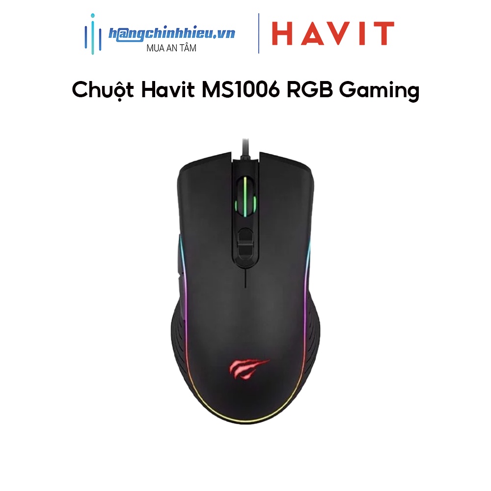 [Mã BMLTB200 giảm đến 100K đơn 499K] Chuột Havit MS1006 RGB Gaming