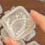 OXXGGKAO 10 Cái Nút Tai Trong Suốt Bảo Quản Giá Đỡ Cho Hạt Nhỏ Trang Sức Nhựa Bông Tai Hiển Thị
