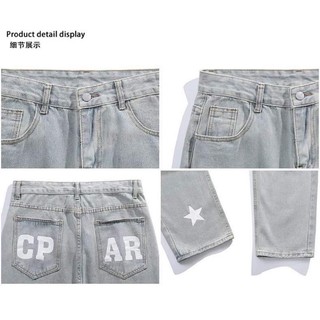 Quần Jeans Baggy Nam Nữ  (hình thêu nổi) Form Rộng Dáng Suông,Chất Bò Màu Đen Xanh,Thời Trang Unisex Phong Cách Hàn Quốc