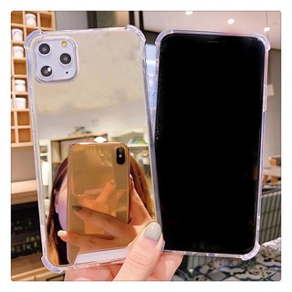 Sang Trọng Ốp Điện Thoại tpu Chống Sốc Có Gương Trang Điểm Cho iphone 15 14 13 12 pro max 13 14 pro