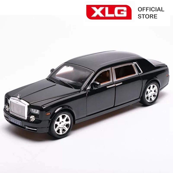 Ảnh Mô hình xe Rolls-Royce Phantom VIII bằng hợp kim mở hết cửa đèn led âm thanh - XLG 1
