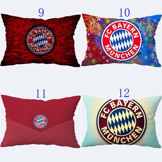 Gối Logo Bayern World Cup Câu Lạc Bộ Bóng Đá Một Mặt In Hình Chữ Nhật Polyester Vỏ Gối Phòng Ngủ Sofa Trang Trí Nhà Gối (Không Có Lõi Gối)