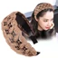TOPTOOLCX Nữ Tóc Vòng Thanh Lịch Vintage Hoa Bên Rộng Chống Trơn Trượt Cho Bé Gái Băng Đô