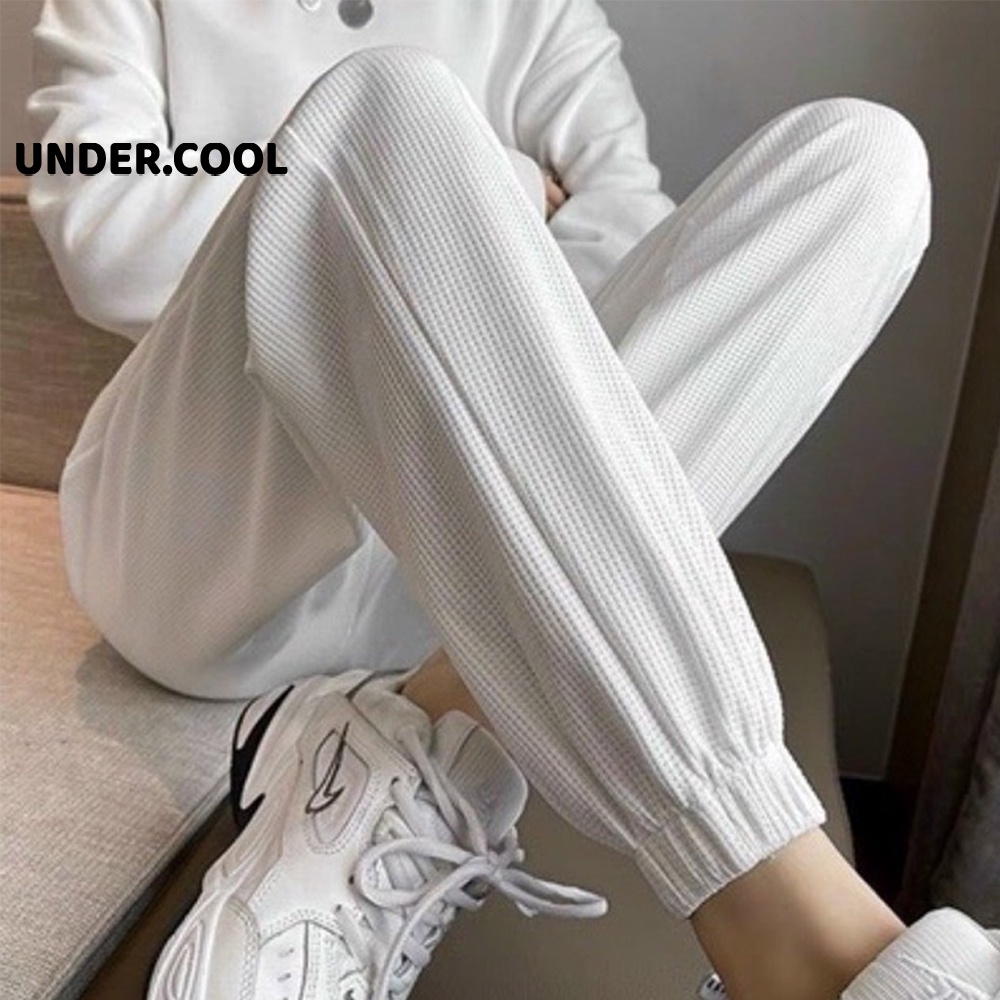 Quần Jogger UNDERCOOL nữ dáng bom chất liệu nỉ gân trẻ trung QD03