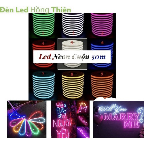 Led Neon 12V Cuộn 50m Trang Trí Dùng Uốn Hình, Chữ Siêu Sáng | Shopee ...