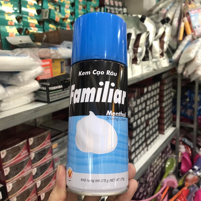Kem cạo râu dạng bọt Familiar 275g(Xanh Dương) | Shopee Việt Nam