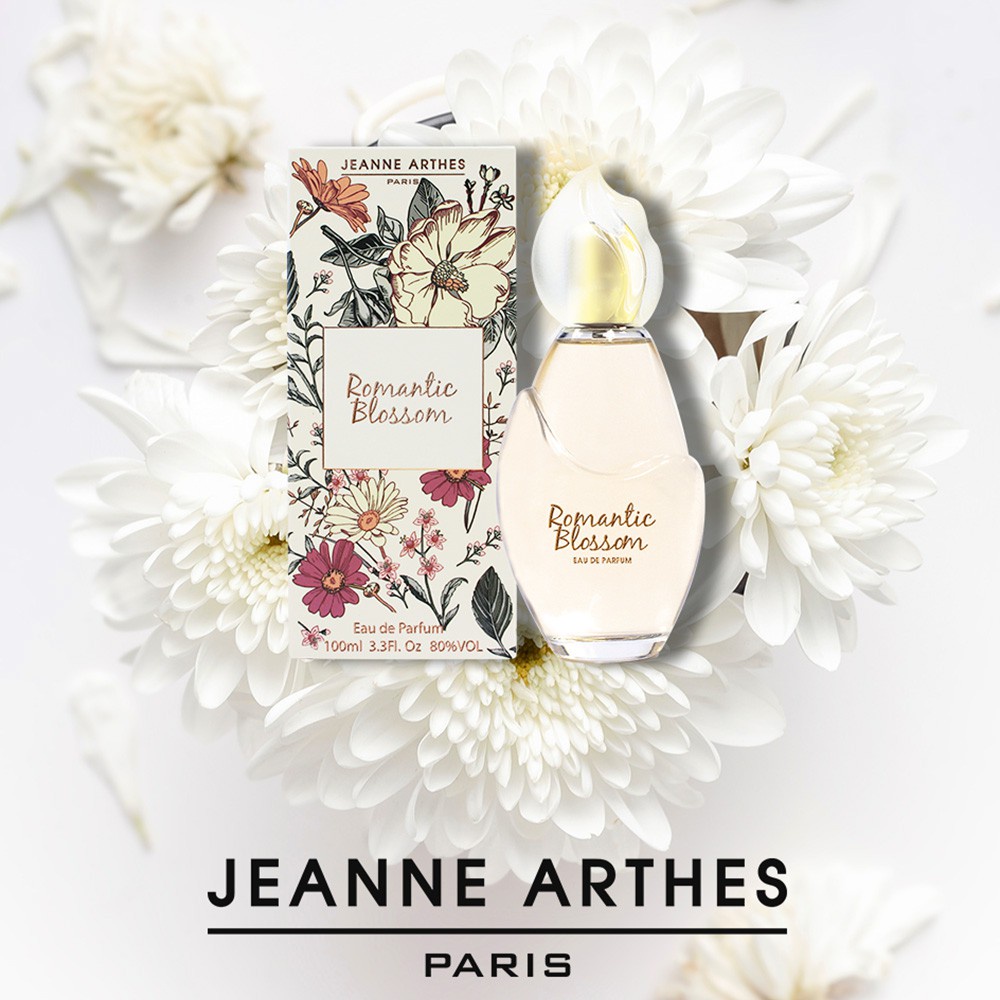 [Mã BMLTA35 giảm đến 35K đơn 99K] Nước hoa Pháp JEANNE ARTHES PARIS - Romantic Blossom EDP 100ml