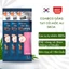 Bộ 3 Đôi Găng Tay cao Su Tự Nhiên Hàn Quốc Có Móc Đủ Kích Cỡ Thương Hiệu BEIGL