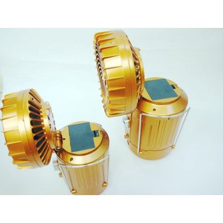 Đèn Bão Kiêm Quạt Năng Lượng Mặt Trời