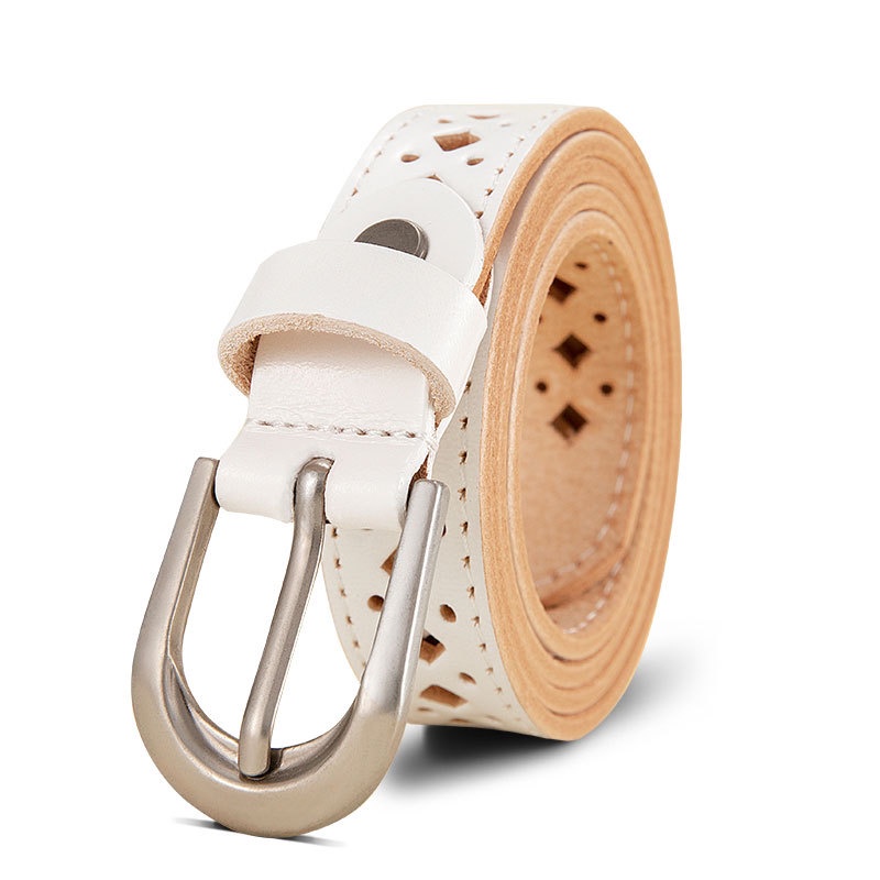 Thắt Lưng Nữ BIGGBEN Đầu Kim Da Bò Thật HKD617