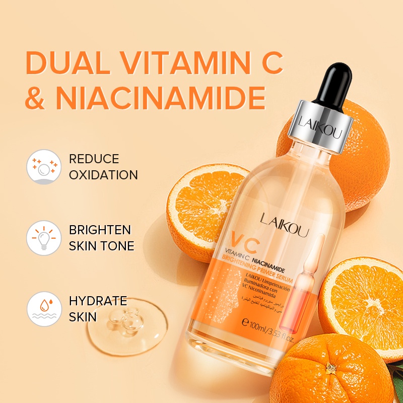 Ảnh Serum LAIKOU chứa vitamin C niacinamide làm sáng đều màu da 100ml 1
