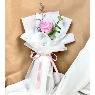 Bó hoa hồng sáp 1 bông sang trọng, dễ thương, thơm nhẹ- CEVERIA- hoa sáp, hoa hồng, bó hoa tặng bạn gái
