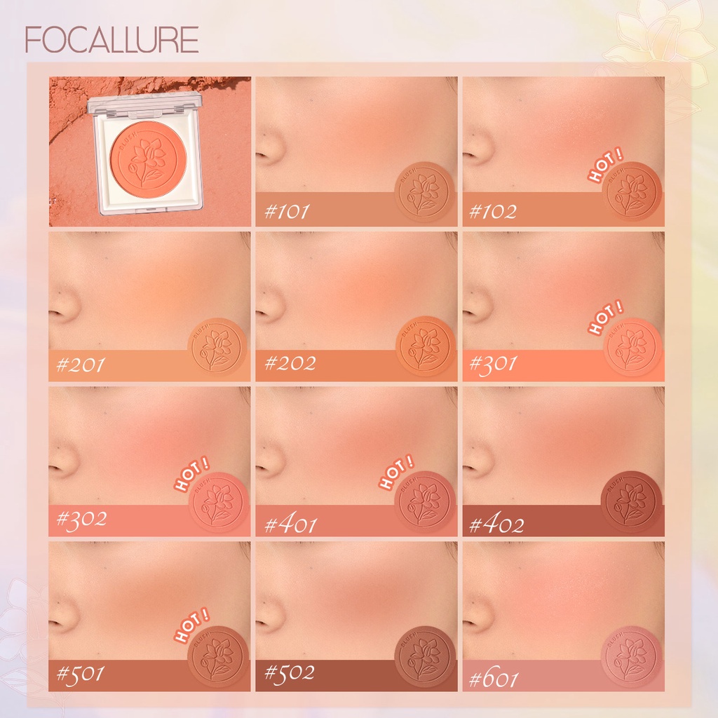 Phấn Má Hồng Mềm Mịn, Sắc Tố Cao, Bền Màu Lâu Trôi Focallure Perfection Velvet Blush FA235