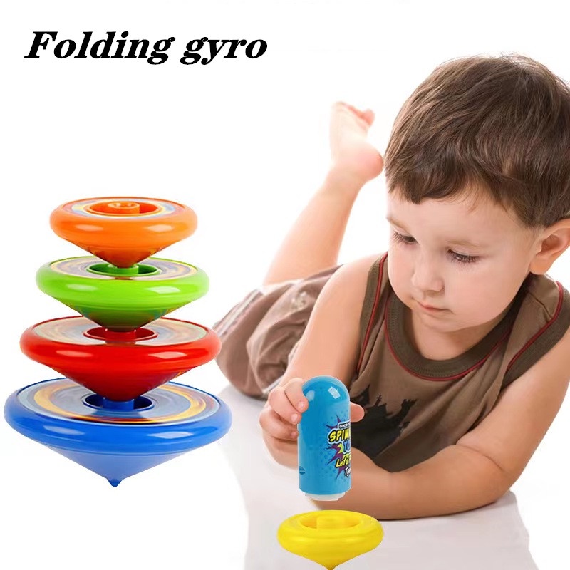 Đồ Chơi Âm Nhạc Xoay Vòng Nhiều Tầng Nhiều Màu Sắc Có Thể Gập Lại Cho Trẻ Em