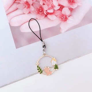 Vòng Hoa Gắn Điện Thoại Hình Thỏ / Mèo / Hươu Cho Cặp Đôi