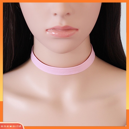 |MỘT| Thời Trang Nữ Phong Cách Đơn Giản Punk Giả Da Cổ Vòng Cổ Choker Trang Sức
