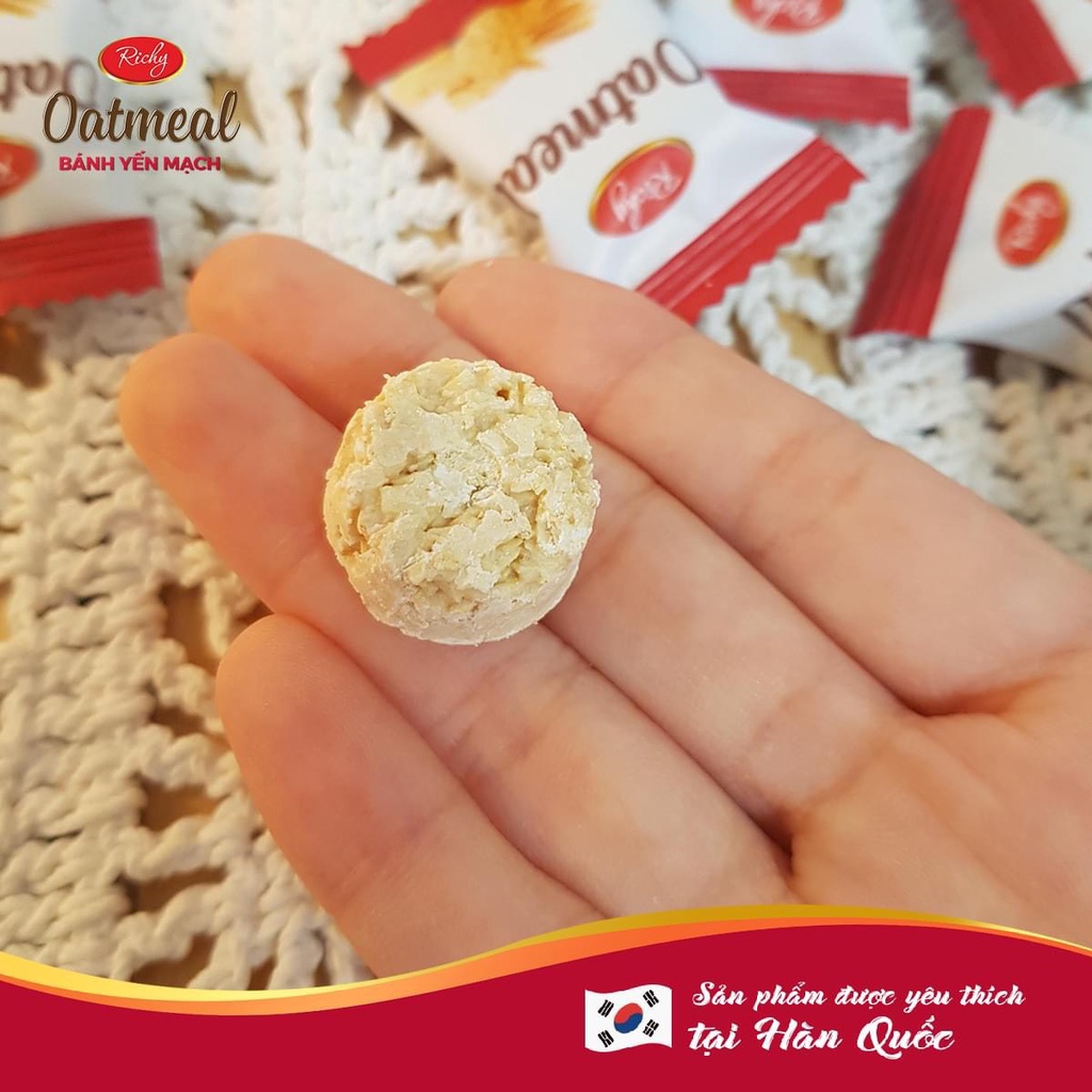 [MUA 3 TẶNG 1 QUAT] Combo 2 Bánh Yến Mạch Richy 220g-250g, 2 vị (Sữa và Phô Mai)
