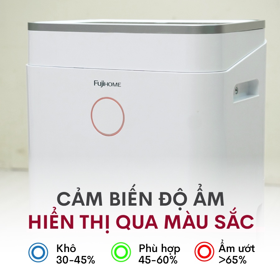 Máy hút ẩm công suất lớn 25L/ngày bằng máy nén cao cấp Nhập Khẩu Fujihome kết nối Wifi, lọc không khí thông minh đa năng | BigBuy360 - bigbuy360.vn