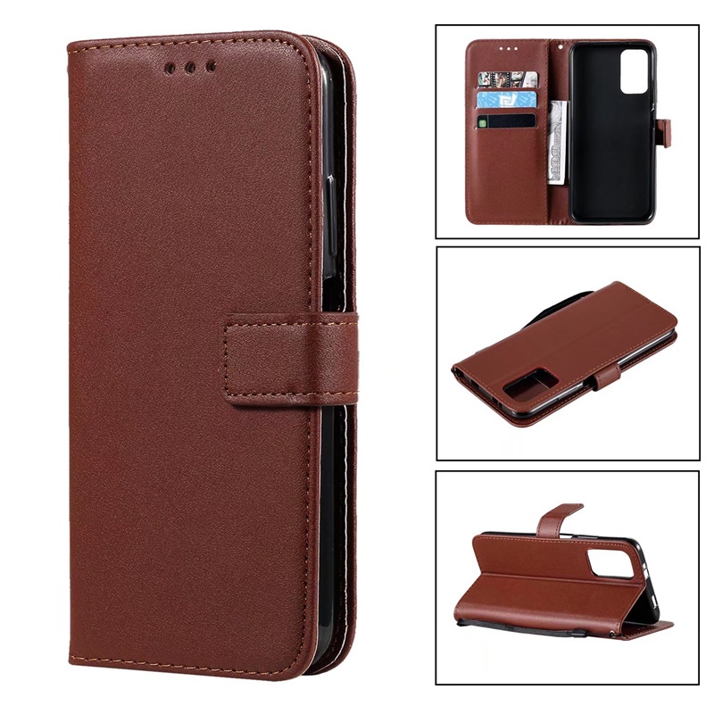 Dành Cho Samsung Galaxy s9 s10 Plus Lite s9 + s10 + A7 A9 2018 A750f A9s A9200 A91 M80s Bao Da Folio Bao Ví Đứng Flip Cover