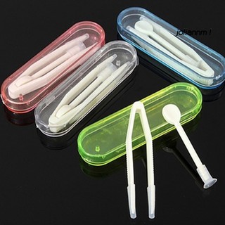 Bộ Dụng Cụ Tháo Kính Áp Tròng + Nhíp Đầu Mềm + Hộp Đựng Tiện Dụng