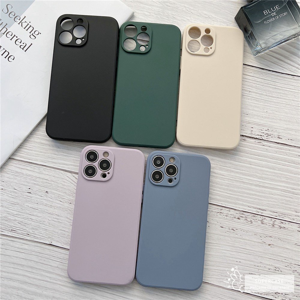 Ốp Điện Thoại Silicone Mềm Dáng Vuông Cho Samsung Galaxy M30S M21 S10 Note 10 Lite 2020 A91