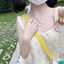 Vòng cổ Mặt hello kitty Màu Hồng Dễ Thương Không Mất Màu Khí Chất Đơn Giản Có Thể Giặt Được