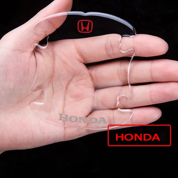 Set 4 / 8 Miếng Dán Silicon Bảo Vệ Tay Nắm Cửa Xe Hơi Honda Mugen City Civci Fit Jazz HRV BRV CRV Brio Accord Lead Mobilio Accessorie