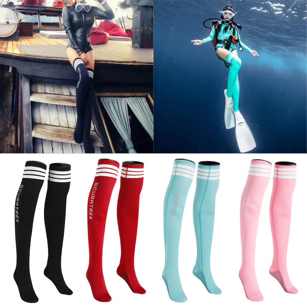 Lặn Nhiệt Vây Tất Nữ Cô Gái Thời Trang 2 Mm Lặn Vớ Wetsuit Cho Thuyền Kayak Thuyền