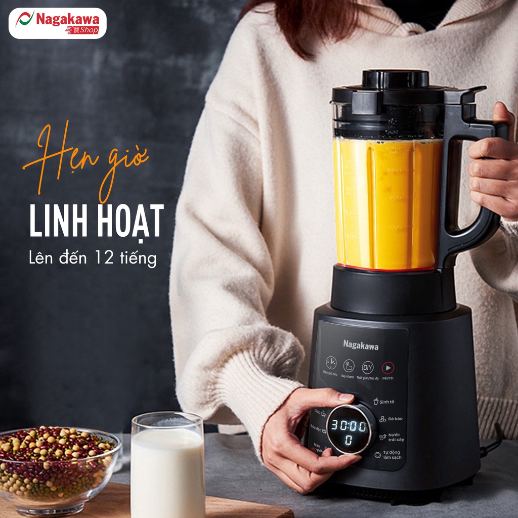 Ảnh Máy làm sữa hạt đa năng Nagakawa NAG0824 (1,2L - 1200W) - Bảo hành 12 tháng 2