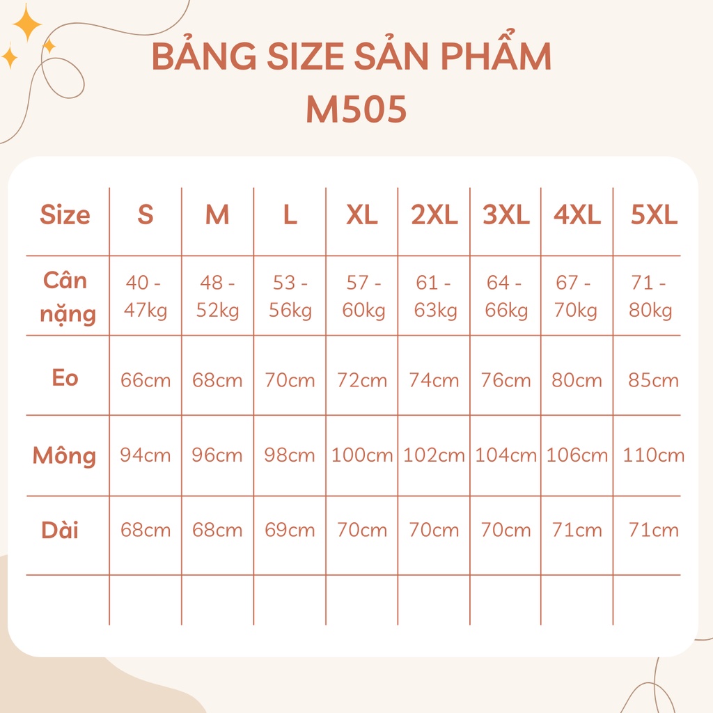 Quần giả váy ống rộng vải đũi khóa cúc trước cạp cao lưng cạp chun Bigsize 505