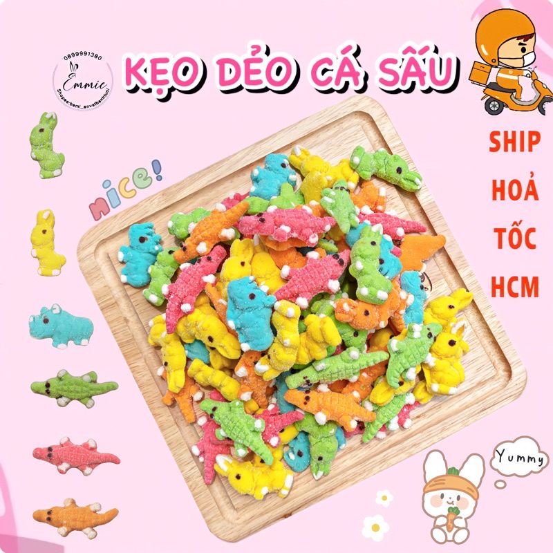 100gr kẹo dẻo cá sấu