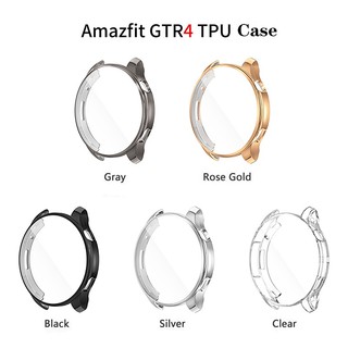 Ốp TPU Mềm Mạ Điện Bảo Vệ Toàn Diện Cho Huami Amazfit GTR 4 GTR4