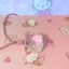 Vòng cổ Mặt hello kitty Màu Hồng Dễ Thương Không Mất Màu Khí Chất Đơn Giản Có Thể Giặt Được