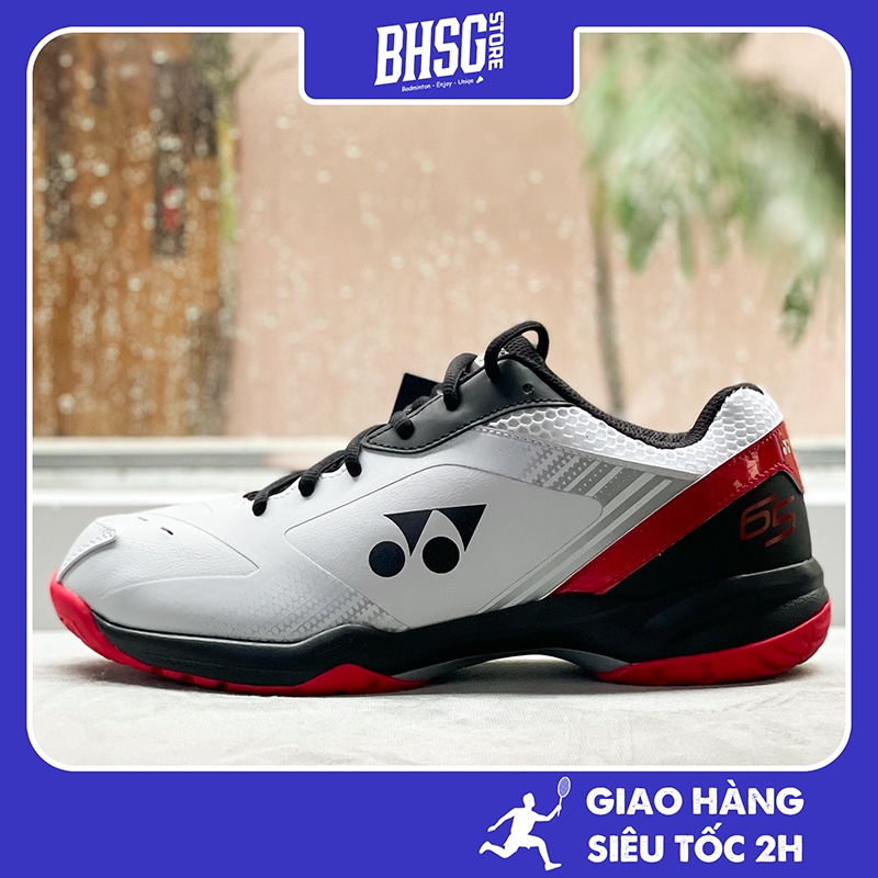 Giày cầu lông Yonex 65X3 trắng đỏ chính hãng 2022 | Shopee Việt Nam