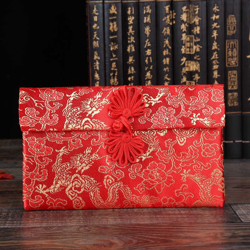 Bao Lì Xì Đỏ Mừng Năm Mới Phong Cách Trung Hoa