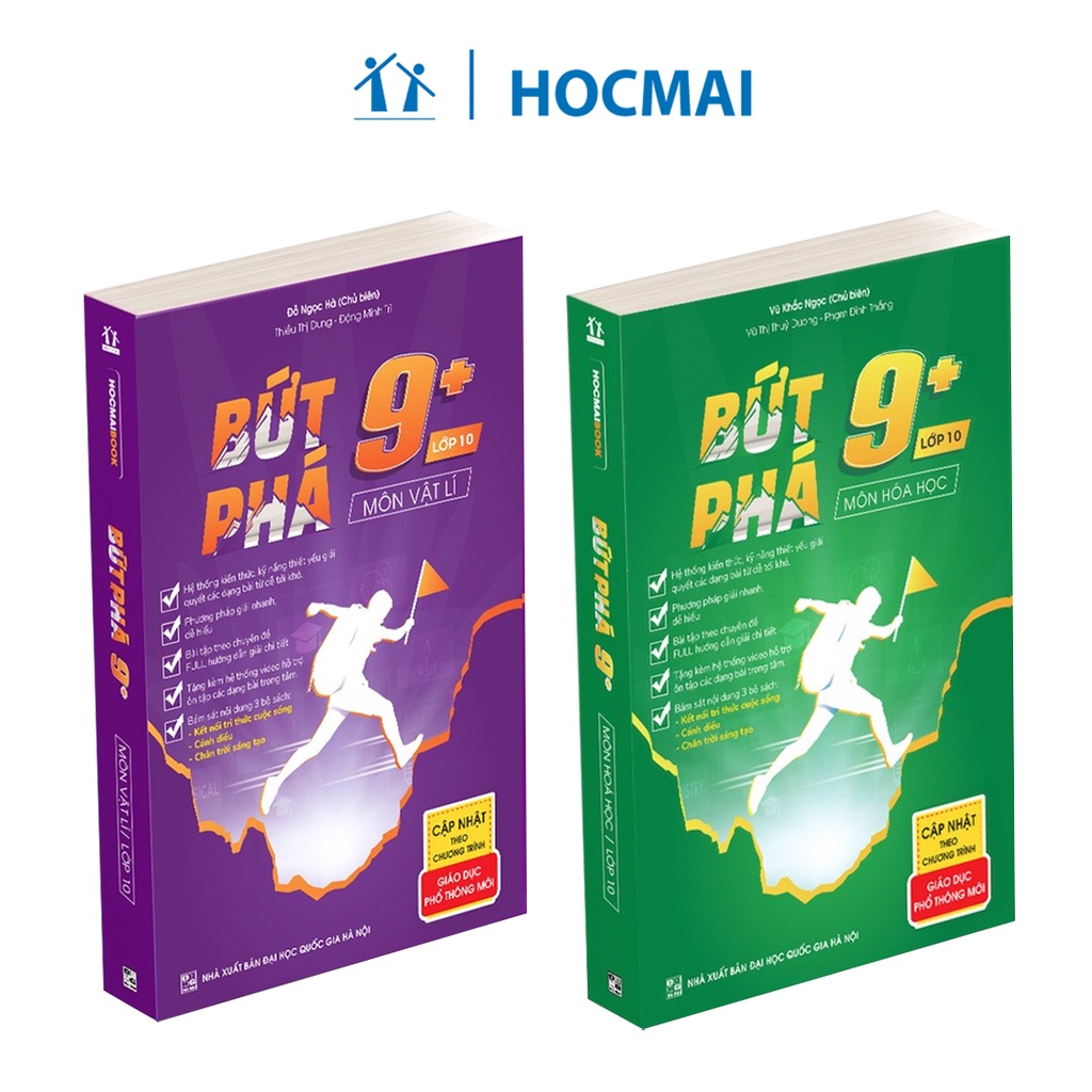 Ảnh Sách Bứt Phá 9+ Lớp 10 môn Toán, Lí, Hóa, Anh - 2k9 học giỏi Chương trình mới - HOCMAI 4