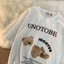 Áo Thun Tee Nam Tay Lỡ HappyFamily In Hình Chú Gấu UNTOBE JHCDTUR Cotton 100 Cao Cấp