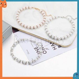 Vòng cổ ngọc trai thú cưng Vòng cổ mèo dễ thương Chó cỡ nhỏ và vừa Trang trí chó Kích thước có thể điều chỉnh