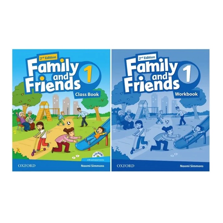 Sách - (TBộ 2 cuốn) Family And Friends 1- 2nd Edition (WB - SB)